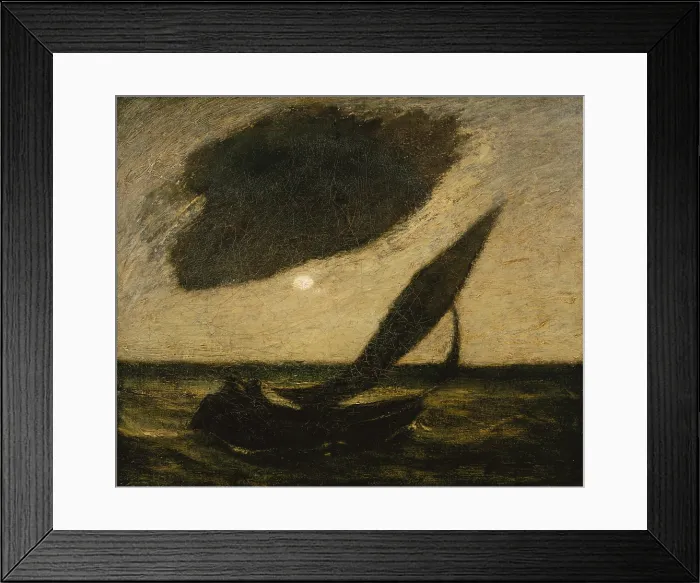 Framed Print : UNDER A CLOUD, by Albert Pinkham Ryder, 1900, American painting, oil on canvas Framed Print : UNDER A CLOUD, by Albert Pinkham Ryder, 1900, American painting, oil on canvas