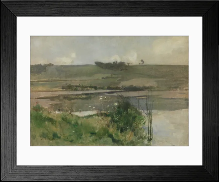 Framed Print : ARQUES-LA-BATAILLE, by John Henry Twachtman, 1884, American painting, oil on canvas Framed Print : ARQUES-LA-BATAILLE, by John Henry Twachtman, 1884, American painting, oil on canvas