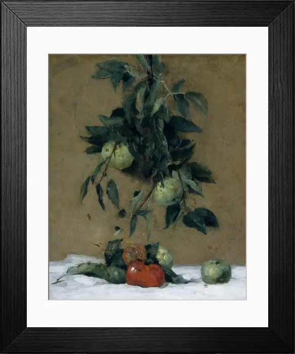 Framed Print : FRUIT, by Julian Alden Weir, 1888, American painting, oil on canvas Framed Print : FRUIT, by Julian Alden Weir, 1888, American painting, oil on canvas
