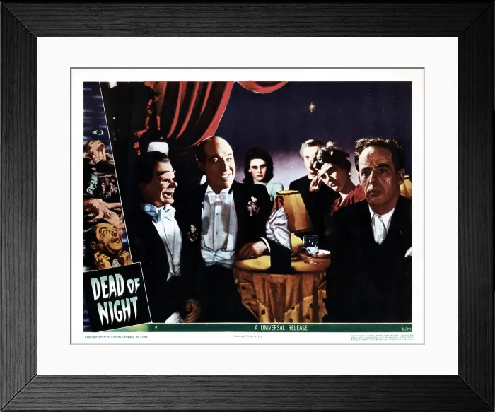 Framed Print : DEAD OF NIGHT, from left, Hartley Power, Mervyn Johns, 1945