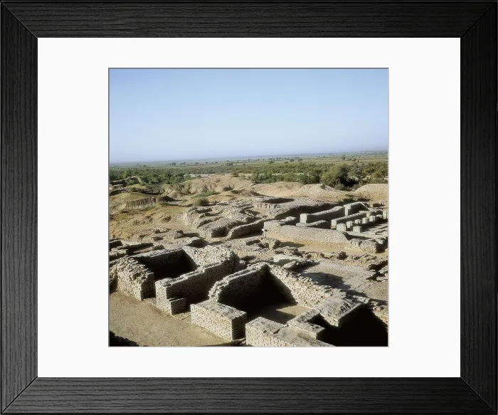 Framed Print : PAKISTAN. SINDH. Mohenjo-Daro. Harappan Culture (c. 2500-2000 BC). AISA / Everett Collection**US SALES ONLY**