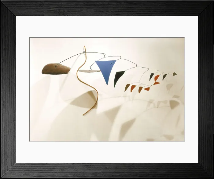 Framed Print : CALDER, Alexander (1898-1976). The Red Snake. 1958. Abstract art. Sculpture. AISA / Everett Collection - Image has fine art copyright Framed Print : CALDER, Alexander (1898-1976). The Red Snake. 1958. Abstract art. Sculpture. AISA / Everett Collection - Image has fine art copyright