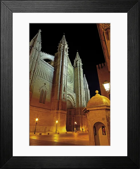 Framed Print : Palma de Majora Cathedral. ca. 1230-1613. SPAIN. BALEARES. MALLORCA. Palma de Mallorca. Cathedral of St. Mary. Gothic art. Architecture. AISA / Everett Collection**US SALES ONLY** Framed Print : Palma de Majora Cathedral. ca. 1230-1613. SPAIN. BALEARES. MALLORCA. Palma de Mallorca. Cathedral of St. Mary. Gothic art. Architecture. AISA / Everett Collection**US SALES ONLY**