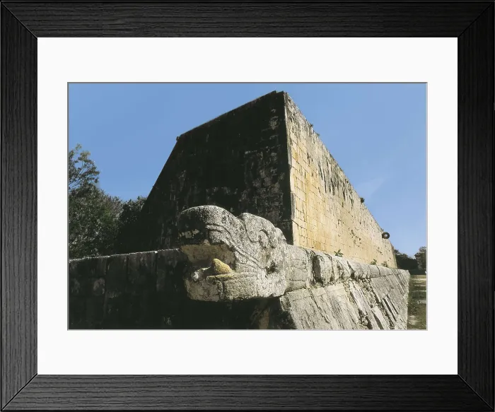 Framed Print : MEXICO. YUCATN. Chichn Itz. Ball Court. Maya art. AISA / Everett Collection**US SALES ONLY**