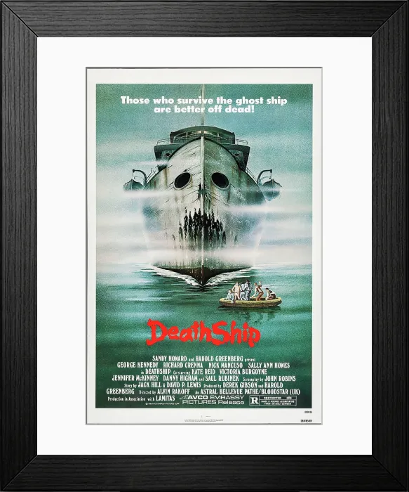 Framed Print : DEATH SHIP, U.S. poster art, 1980, AVCO Embassy Pictures / courtesy Everett Collection
