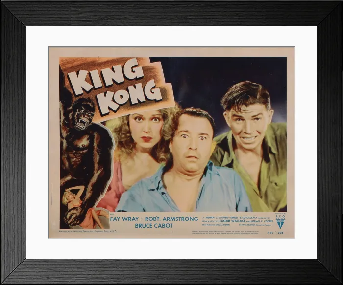 Framed Print : KING KONG, Fay Wray, Robert Armstrong, Bruce Cabot, 1933