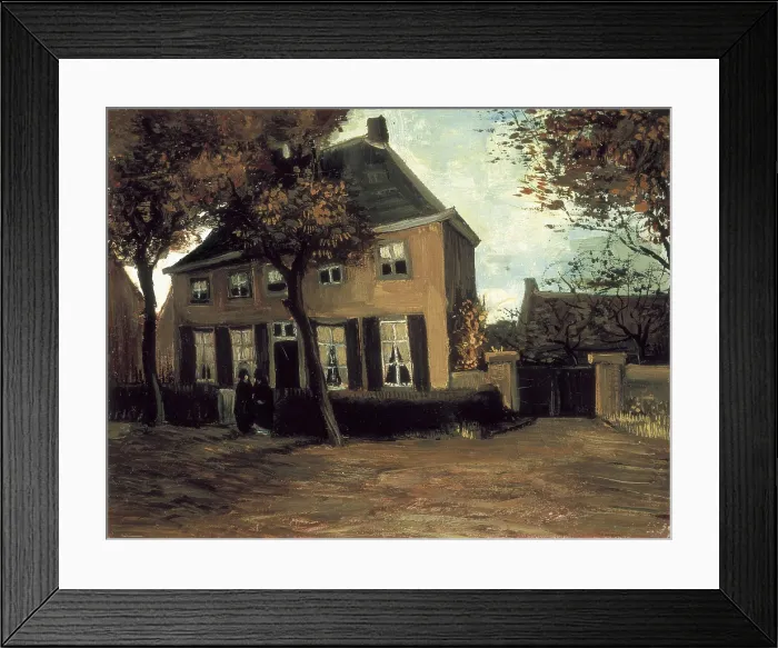 Framed Print : GOGH, Vincent van (1853-1890). The Parish House in Nuenen. 1885. Post-Impressionism. Oil on canvas. NETHERLANDS. Amsterdam. Van Gogh Museum Framed Print : GOGH, Vincent van (1853-1890). The Parish House in Nuenen. 1885. Post-Impressionism. Oil on canvas. NETHERLANDS. Amsterdam. Van Gogh Museum