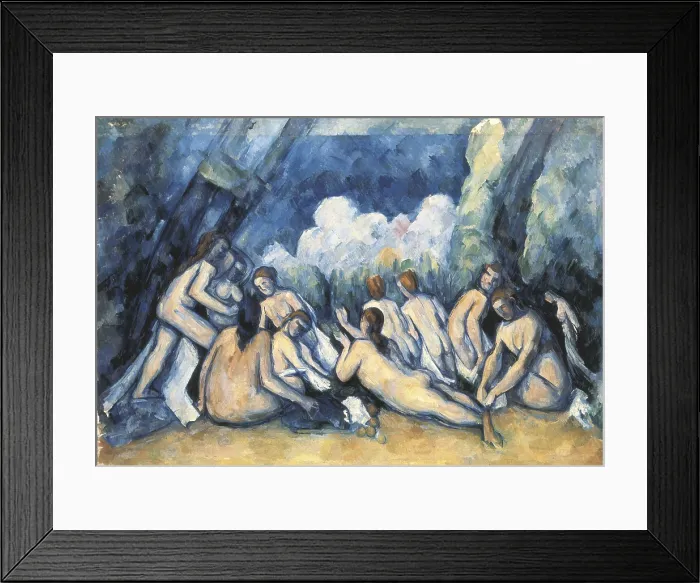 Framed Print : CEZANNE, Paul (1839-1906). Large Bathers. ca. 1900 - ca. 1906. Oil on canvas. UNITED KINGDOM. London. National Gallery. AISA / Everett Collection**US SALES ONLY** Framed Print : CEZANNE, Paul (1839-1906). Large Bathers. ca. 1900 - ca. 1906. Oil on canvas. UNITED KINGDOM. London. National Gallery. AISA / Everett Collection**US SALES ONLY**