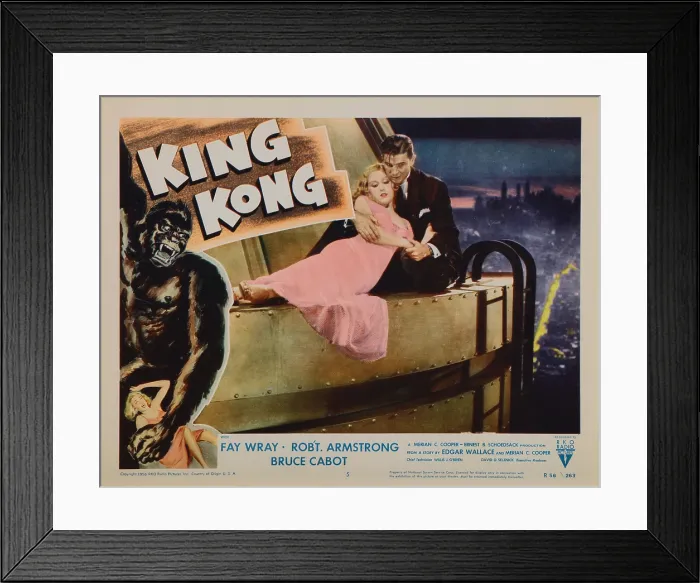 Framed Print : KING KONG, Fay Wray, Bruce Cabot, 1933