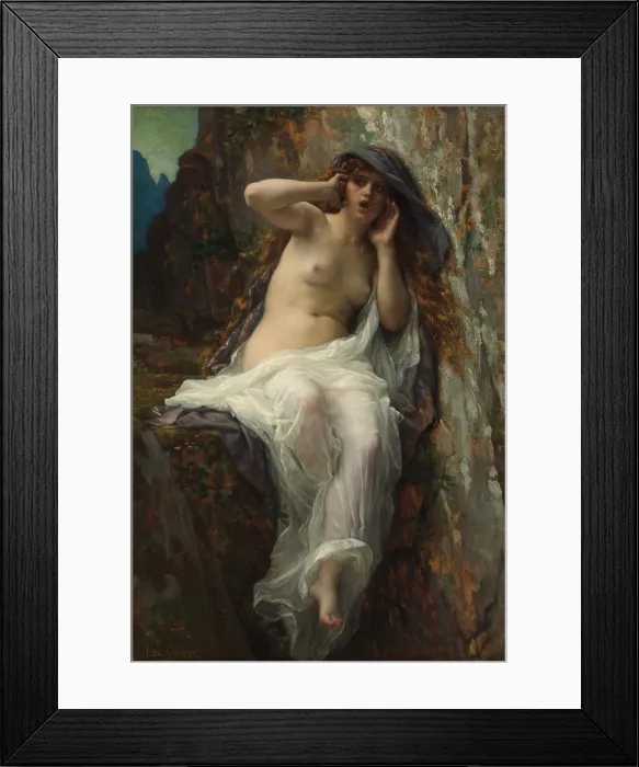 Framed Print : ECHO, by Alexandre Cabanel, 1874, French painting, oil on canvas Framed Print : ECHO, by Alexandre Cabanel, 1874, French painting, oil on canvas
