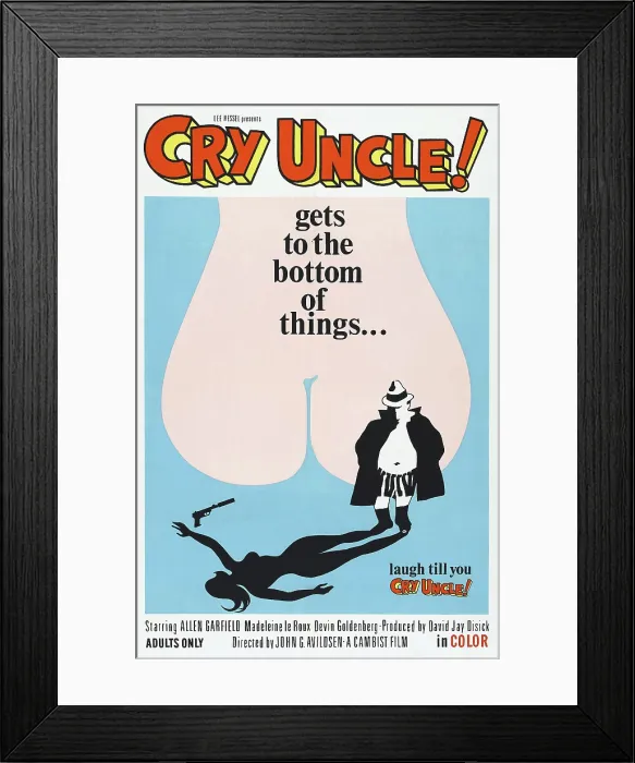 Framed Print : CRY UNCLE, US poster, 1971 Framed Print : CRY UNCLE, US poster, 1971
