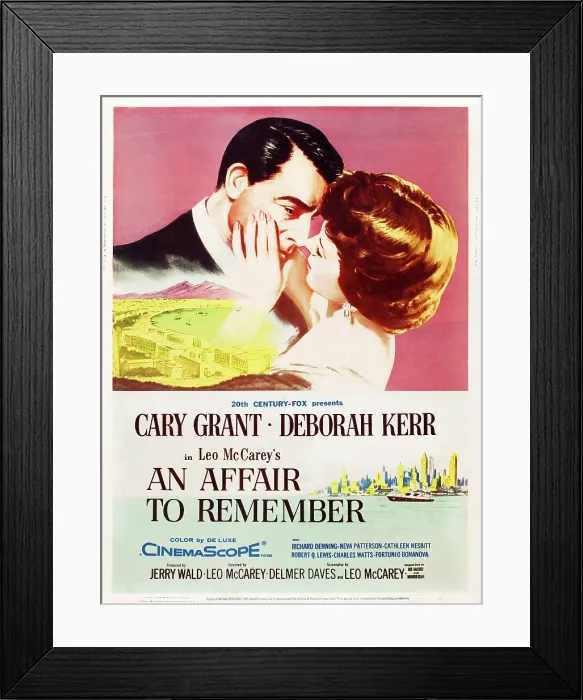 Framed Print : AN AFFAIR TO REMEMBER, l-r: Cary Grant, Deborah Kerr on US poster art, 1957 Framed Print : AN AFFAIR TO REMEMBER, l-r: Cary Grant, Deborah Kerr on US poster art, 1957