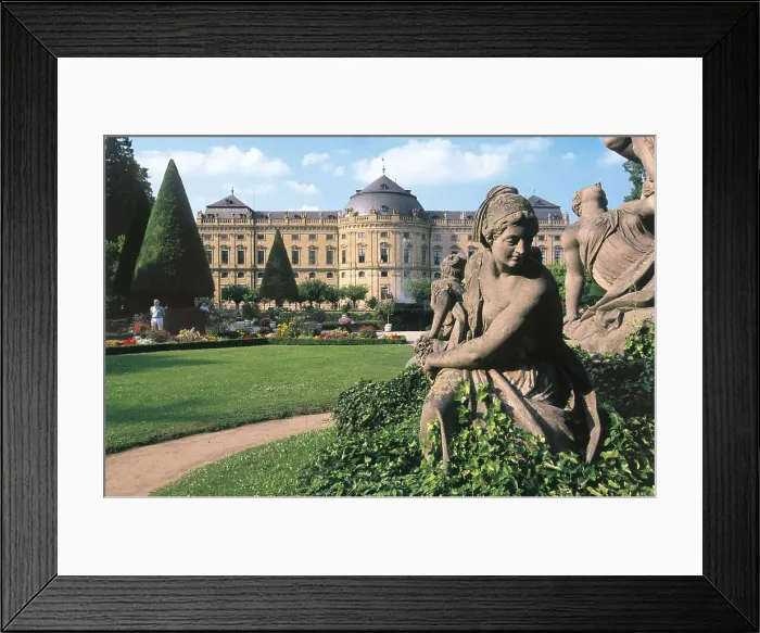 Framed Print : GERMANY. BAVARIA. Wrzburg. Royal Palace. Residenz Palace (baroque, 18th c.), by Balthasar Neumann. Garden of the south wing. AISA / Everett Collection**US SALES ONLY** Framed Print : GERMANY. BAVARIA. Wrzburg. Royal Palace. Residenz Palace (baroque, 18th c.), by Balthasar Neumann. Garden of the south wing. AISA / Everett Collection**US SALES ONLY**