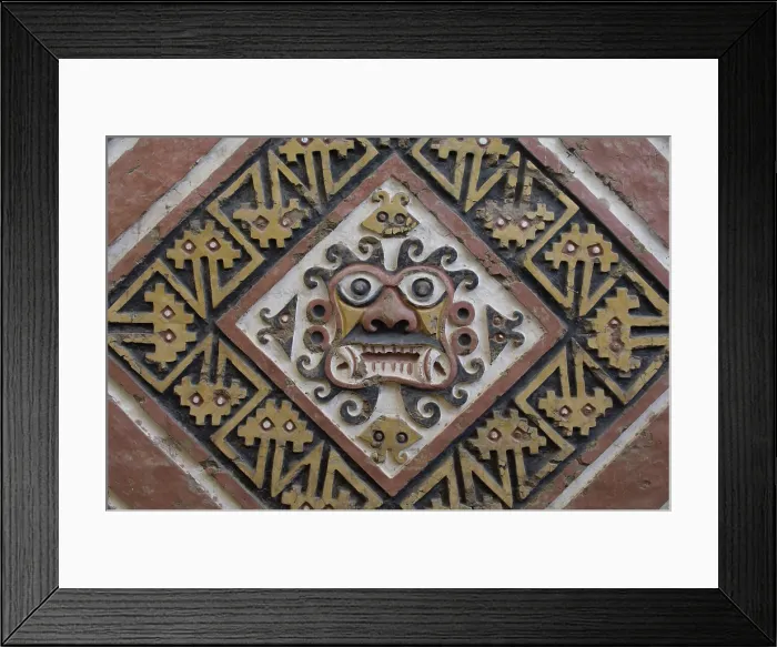 Framed Print : PERU. Trujillo. Huaca de la Luna. Huaca de la Luna Archaelogical Complex (100-900). Mural paintings. Moche or Mochica Art. AISA / Everett Collection**US SALES ONLY** Framed Print : PERU. Trujillo. Huaca de la Luna. Huaca de la Luna Archaelogical Complex (100-900). Mural paintings. Moche or Mochica Art. AISA / Everett Collection**US SALES ONLY**