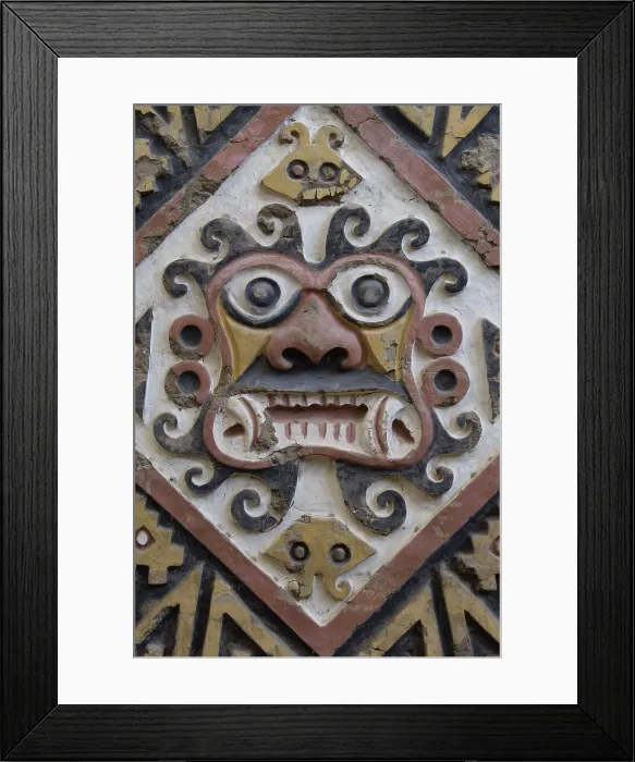 Framed Print : PERU. Trujillo. Huaca de la Luna. Huaca de la Luna Archaelogical Complex (100-900). Mural paintings. Moche or Mochica Art. AISA / Everett Collection**US SALES ONLY** Framed Print : PERU. Trujillo. Huaca de la Luna. Huaca de la Luna Archaelogical Complex (100-900). Mural paintings. Moche or Mochica Art. AISA / Everett Collection**US SALES ONLY**