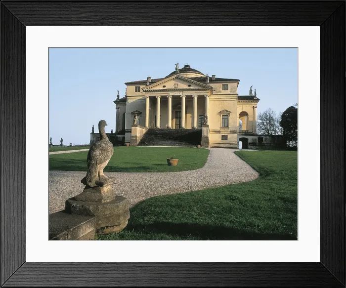 Framed Print : PALLADIO, Andrea di Pietro dalla Gondola, called Andrea (1508-1580). Villa Capra. 1566. ITALY. Vicenza. Renaissance art. Cinquecento. Venetian school. Architecture