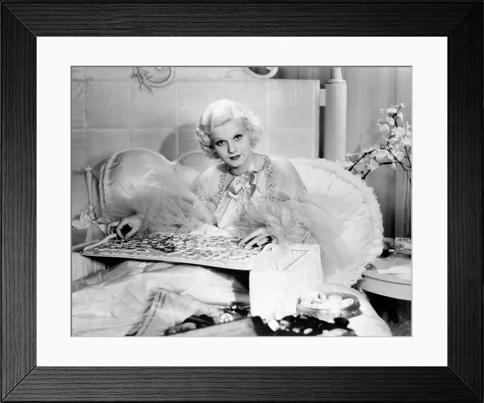 Framed Print : DINNER AT EIGHT, Jean Harlow, 1933