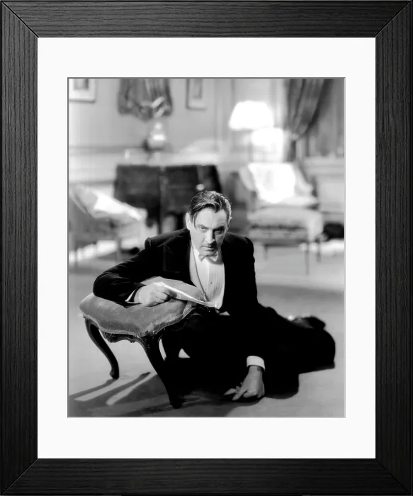 Framed Print : DINNER AT EIGHT, John Barrymore, 1933 Framed Print : DINNER AT EIGHT, John Barrymore, 1933