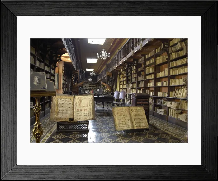 Framed Print : PERU. Lima. Convent of San Francisco. Library of the monastery. AISA / Everett Collection**US SALES ONLY**