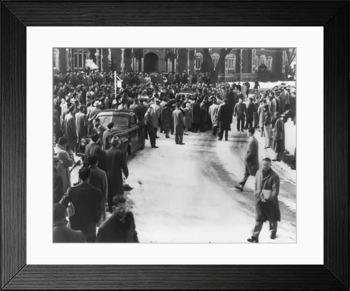 Framed Print : Demonstration at the University of Oklahoma at Norman. In January 1948 the Supreme Court ordered racial integration of the Law School. In Sipuel v Framed Print : Demonstration at the University of Oklahoma at Norman. In January 1948 the Supreme Court ordered racial integration of the Law School. In Sipuel v