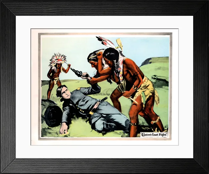 Framed Print : CUSTER'S LAST FIGHT, 1912 Framed Print : CUSTER'S LAST FIGHT, 1912
