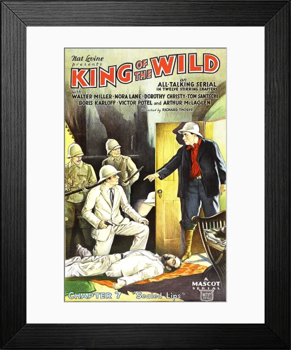 Framed Print : KING OF THE WILD, Chapter 7: Sealed Lips, 1931 Framed Print : KING OF THE WILD, Chapter 7: Sealed Lips, 1931