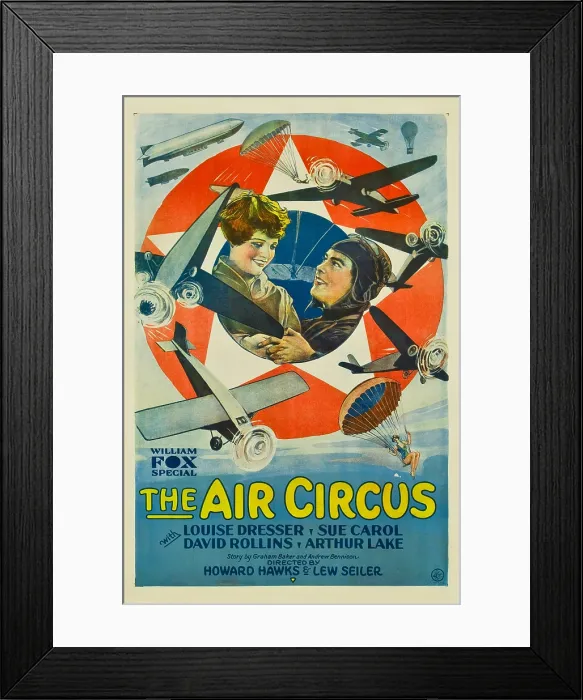 Framed Print : THE AIR CIRCUS, left to right: Sue Carol, David Rollins, 1928, TM and Copyright 20th Century Fox Film Corp. All rights reserved. / courtesy Everett Collection Framed Print : THE AIR CIRCUS, left to right: Sue Carol, David Rollins, 1928, TM and Copyright 20th Century Fox Film Corp. All rights reserved. / courtesy Everett Collection