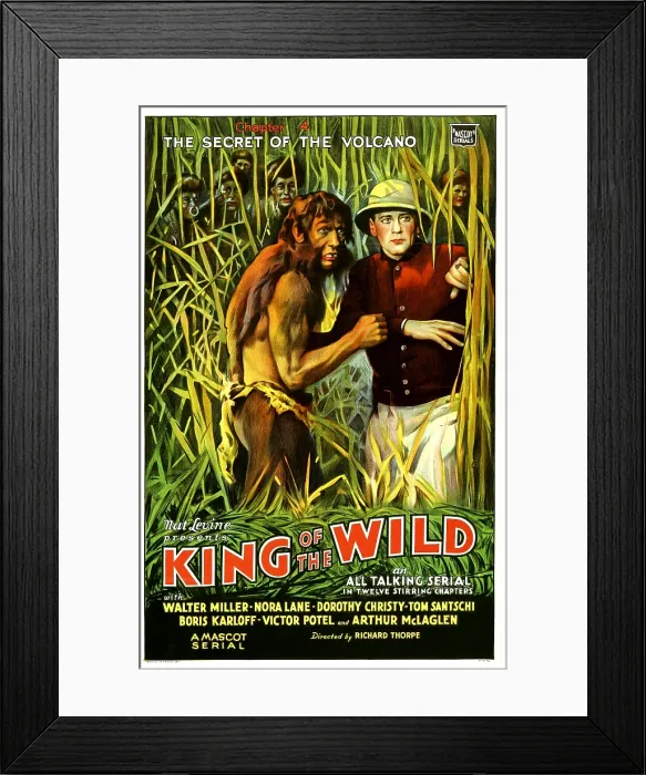 Framed Print : KING OF THE WILD, Chapter 4: The Secret of the Volcano, 1931