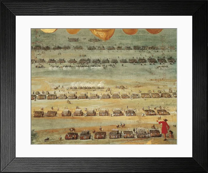 Framed Print : Thirty Years War. Battle of Rocroy (1643). Formed troops. Detail. Painting. FRANCE. Versailles. National Museum of Versailles. AISA / Everett Collection**US SALES ONLY** Framed Print : Thirty Years War. Battle of Rocroy (1643). Formed troops. Detail. Painting. FRANCE. Versailles. National Museum of Versailles. AISA / Everett Collection**US SALES ONLY**