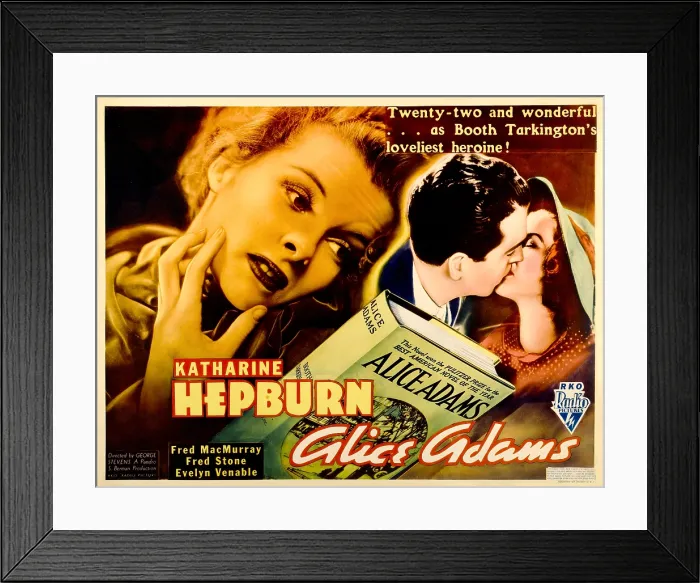 Framed Print : ALICE ADAMS, from left: Katharine Hepburn, Fred MacMurray, Katharine Hepburn, 1935