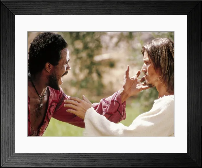Framed Print : JESUS CHRIST SUPERSTAR, from left: Carl Anderson, Ted Neeley, 1973 Framed Print : JESUS CHRIST SUPERSTAR, from left: Carl Anderson, Ted Neeley, 1973