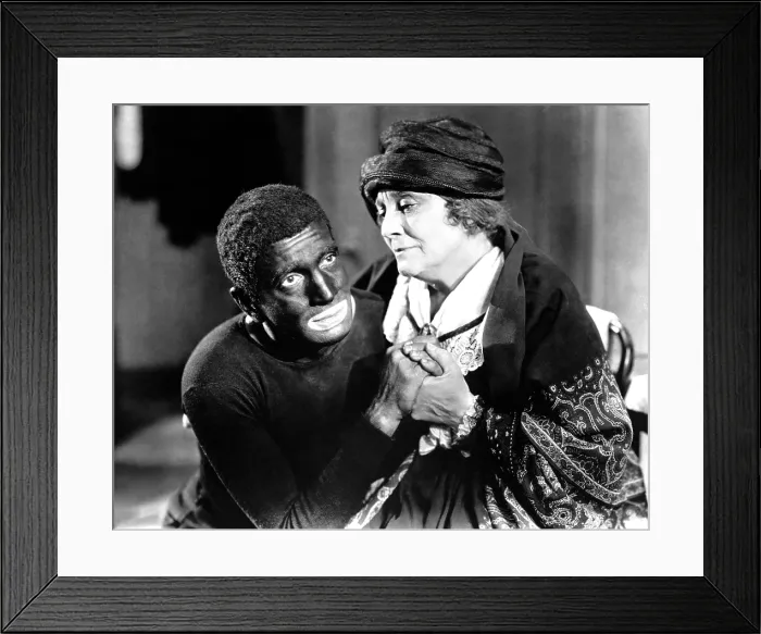 Framed Print : THE JAZZ SINGER, from left: Al Jolson, Eugenie Besserer, 1927 Framed Print : THE JAZZ SINGER, from left: Al Jolson, Eugenie Besserer, 1927