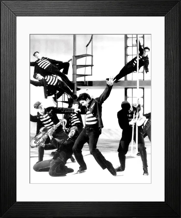 Framed Print : JAILHOUSE ROCK, Elvis Presley, 1957 Framed Print : JAILHOUSE ROCK, Elvis Presley, 1957
