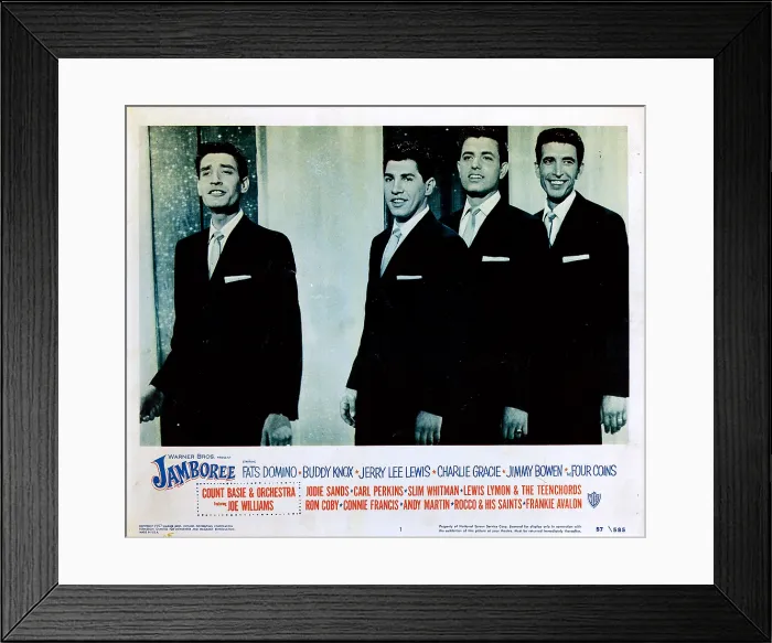 Framed Print : JAMBOREE, The Four Coins, US poster, 1957