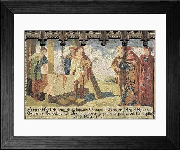 Framed Print : AISA / Everett Collection DOMENECH I ROURA, Pere (1881-1962); DOMENECH I MONTANER, Lluis (1850-1923)