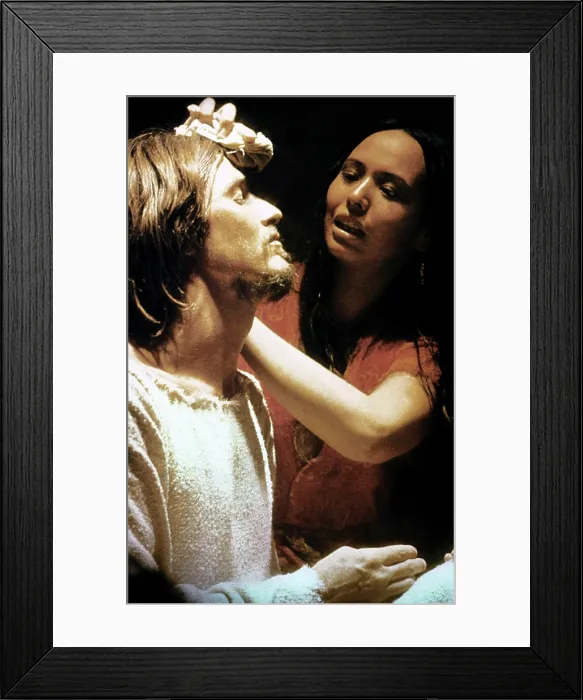 Framed Print : JESUS CHRIST SUPERSTAR, from left: Ted Neeley, Yvonne Elliman, 1973
