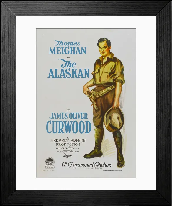 Framed Print : THE ALASKAN, style A poster featuring Thomas Meighan, 1924