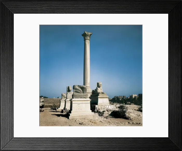 Framed Print : EGYPT. ALEXANDRIA. Alexandria. Pompey's column and remains of the Serapeium Temple. Egyptian art. Ptolemaic period. AISA / Everett Collection**US SALES ONLY** Framed Print : EGYPT. ALEXANDRIA. Alexandria. Pompey's column and remains of the Serapeium Temple. Egyptian art. Ptolemaic period. AISA / Everett Collection**US SALES ONLY**