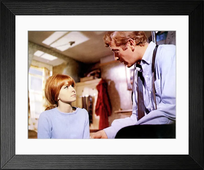 Framed Print : ALFIE, from left: Jane Asher, Michael Caine, 1966