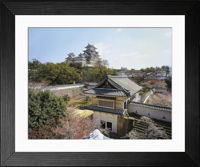 Framed Print : JAPAN. HONSHU. HYOGO. Himeji. Himeji Castle or White Heron Castle (c. 1660). AISA / Everett Collection**US SALES ONLY**