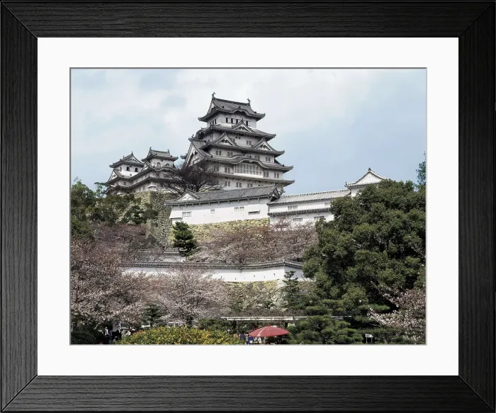 Framed Print : Himeji Castle or White Heron Castle. 1601-1614. JAPAN. HONSHU. HYOGO. Himeji. Himeji Castle. Japanese art. Heian period. Architecture. AISA / Everett Collection**US SALES ONLY** Framed Print : Himeji Castle or White Heron Castle. 1601-1614. JAPAN. HONSHU. HYOGO. Himeji. Himeji Castle. Japanese art. Heian period. Architecture. AISA / Everett Collection**US SALES ONLY**