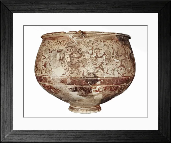 Framed Print : Cup from Liria. 4th-2nd c. BC. Iberian art. Ceramics. SPAIN. Valencia. Valencia's Prehistory and Cultures Museum. Proc: SPAIN. Llria. Cerro de San Miguel Framed Print : Cup from Liria. 4th-2nd c. BC. Iberian art. Ceramics. SPAIN. Valencia. Valencia's Prehistory and Cultures Museum. Proc: SPAIN. Llria. Cerro de San Miguel