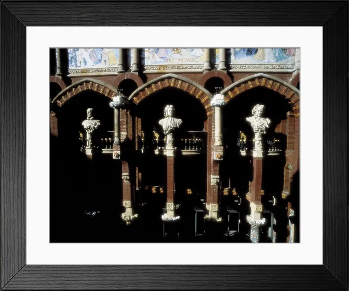 Framed Print : BRU I SALELLES, Llus (1868-1952); DOMENECH I MONTANER, Lluis (1850-1923). Palace of Catalan Music. SPAIN. Barcelona. Palace of Catalan Music