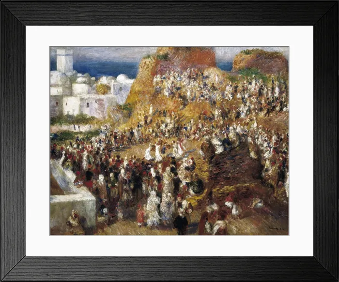 Framed Print : RENOIR, Pierre-Auguste (1841-1919). The Mosque, Arab Festival. 1881. Impressionism. Oil on canvas. FRANCE. Paris. Muse d'Orsay (Orsay Museum)