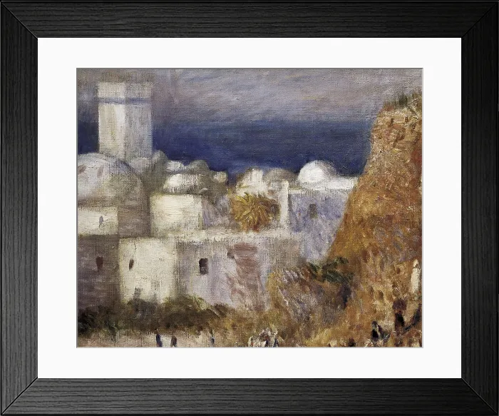 Framed Print : RENOIR, Pierre-Auguste (1841-1919). The Mosque, Arab Festival. 1881. Left upper detail. Impressionism. Oil on canvas. FRANCE. Paris. Muse d'Orsay (Orsay Museum)
