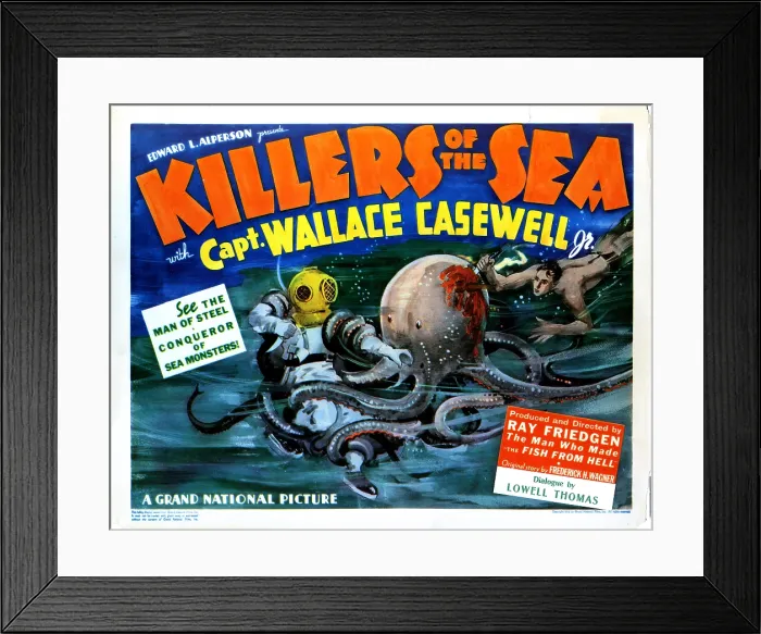 Framed Print : KILLERS OF THE SEA, 1937 Framed Print : KILLERS OF THE SEA, 1937