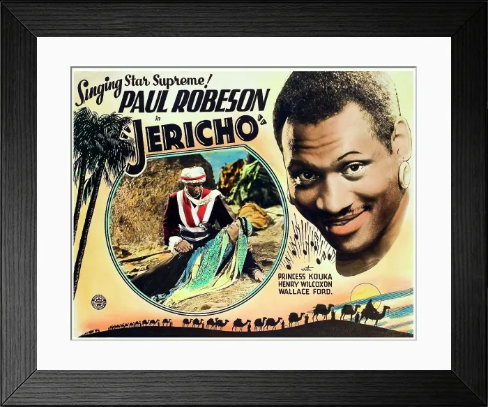 Framed Print : JERICHO, Paul Robeson, 1937