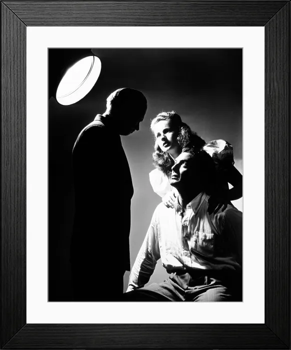 Framed Print : KISS OF DEATH, Coleen Gray, Victor Mature, 1947, TM & Copyright (c) 20th Century Fox Film Corp. All rights reserved Framed Print : KISS OF DEATH, Coleen Gray, Victor Mature, 1947, TM & Copyright (c) 20th Century Fox Film Corp. All rights reserved