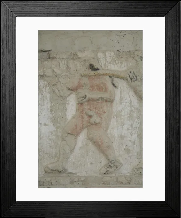 Framed Print : PERU. LA LIBERTAD. El Brujo Archaeological Complex. Moche Culture (100-750). Detail. Moche or Mochica Art. AISA / Everett Collection**US SALES ONLY**