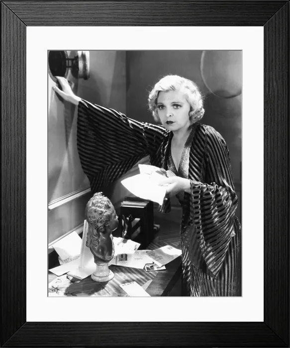 Framed Print : VANITY STREET, Mayo Methot, 1932